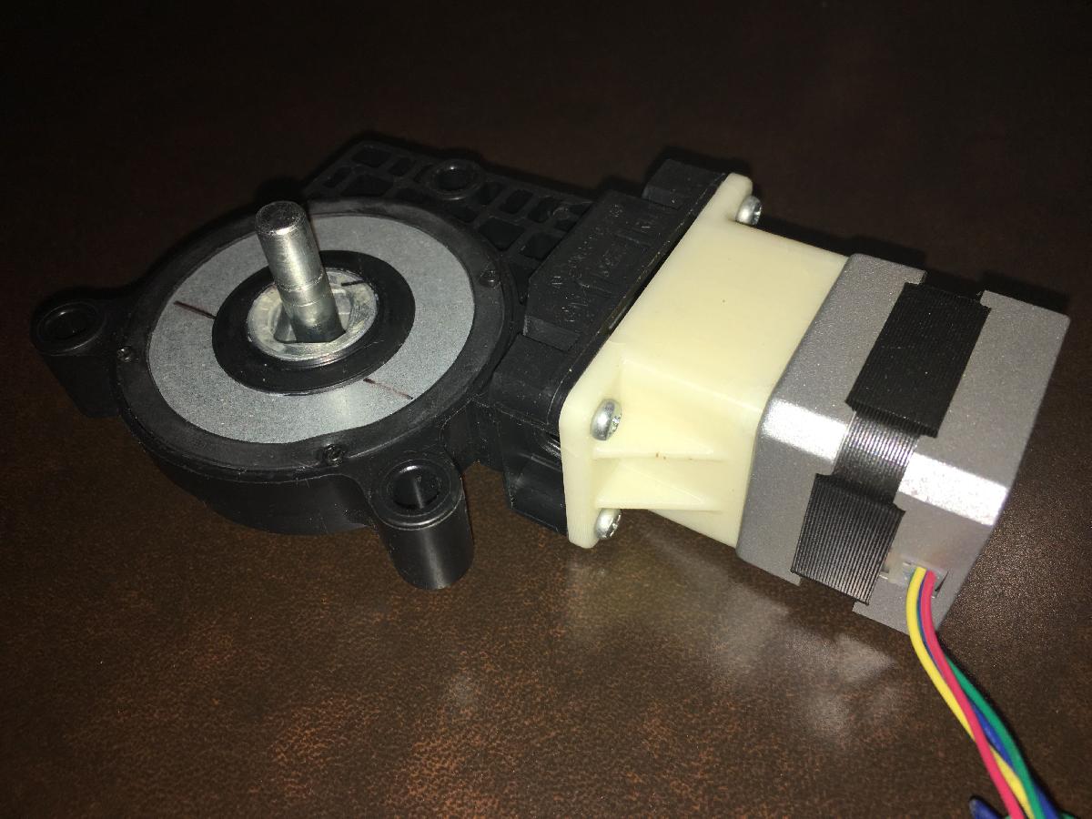 Adaptador de verme automotivo 70:1 para NEMA17