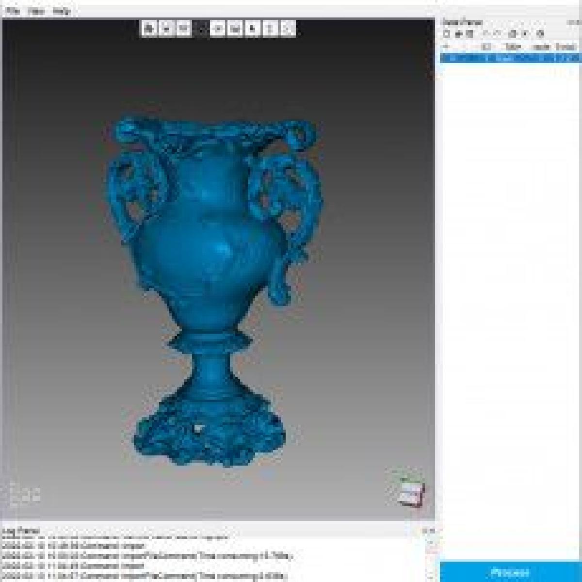 Vaso (digitalizado pelo CR Scan Lizard)