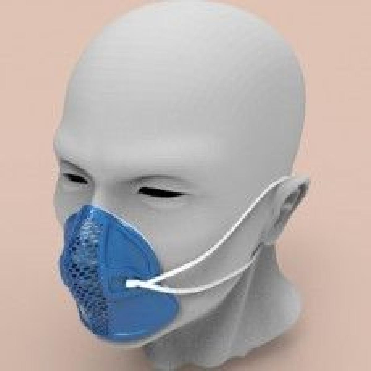 Capa de quadro de respirador facial reutilizavel