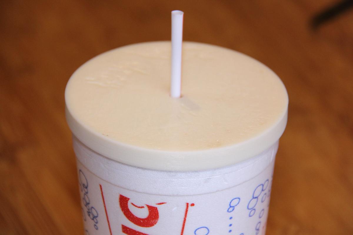 tampas de copos de bebida Sonic