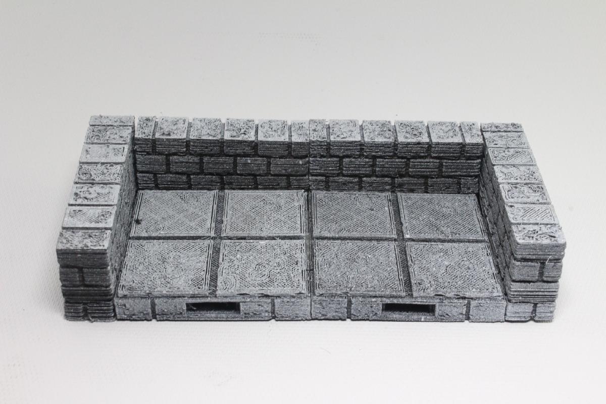 Paredes de Meia Altura OpenLOCK de Pedra Cortada OpenForge