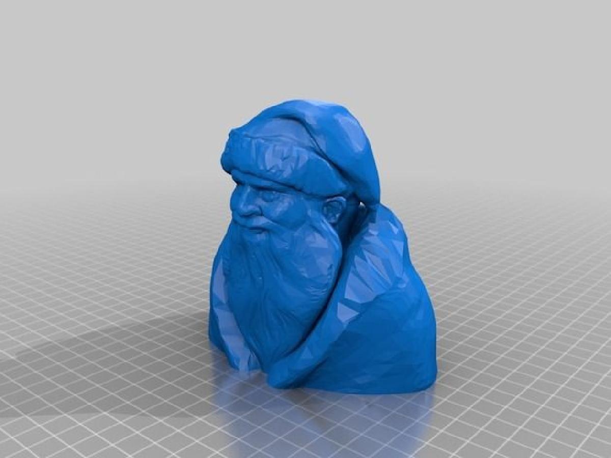 Busto do Papai Noel