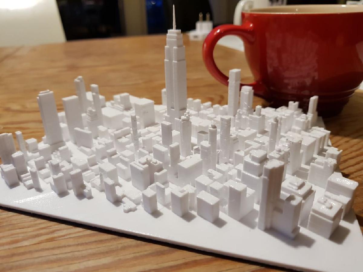 Paisagem urbana ao redor do Empire State Building