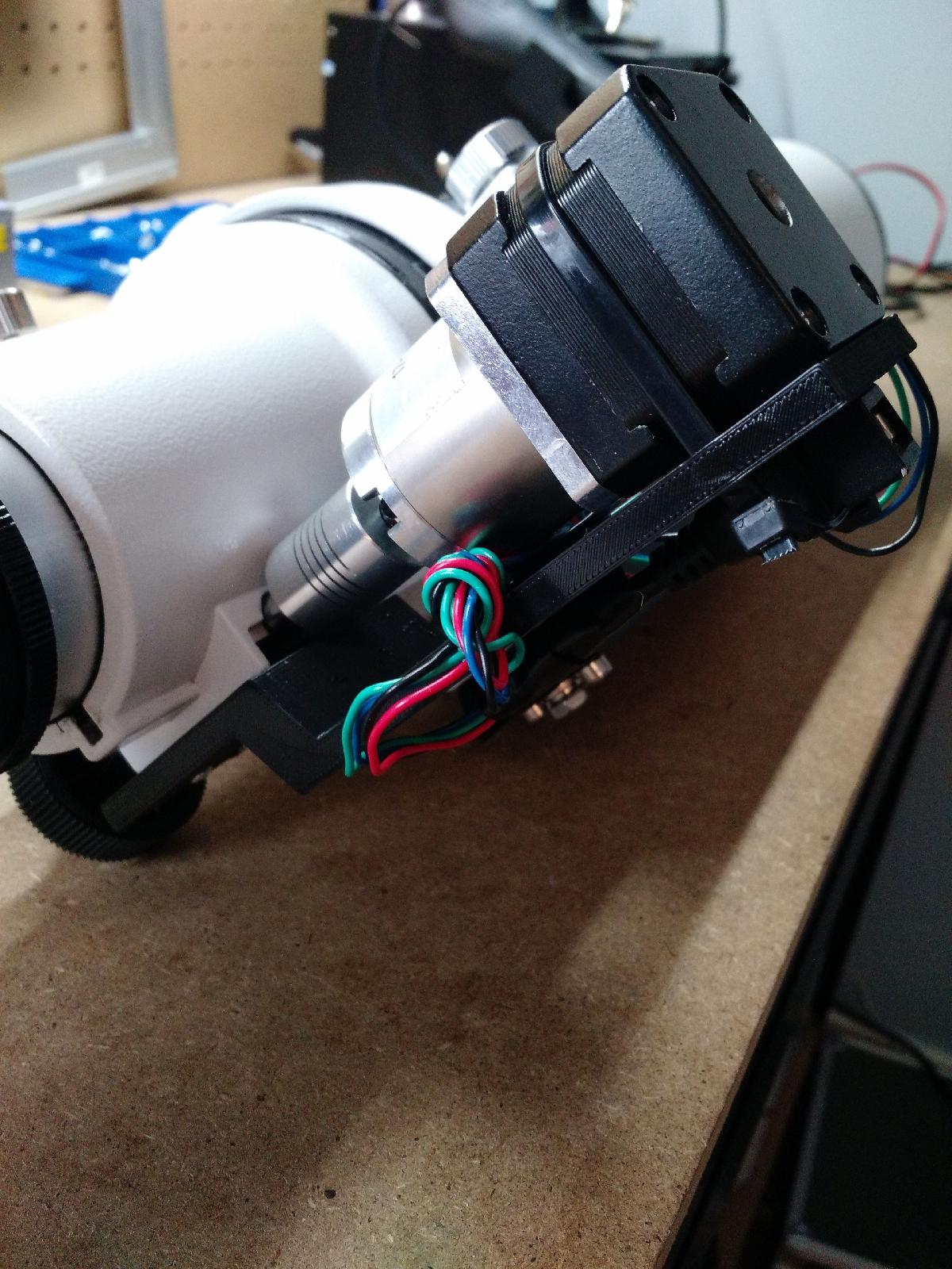 Suporte do Motor do Focador do Telescopio