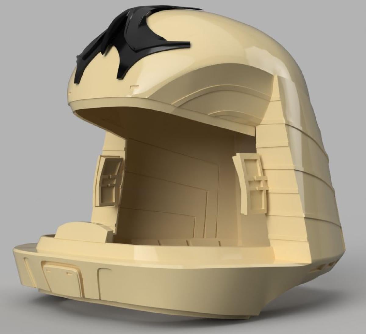 Capacete de Piloto Viper Colonial de Battlestar Galactica