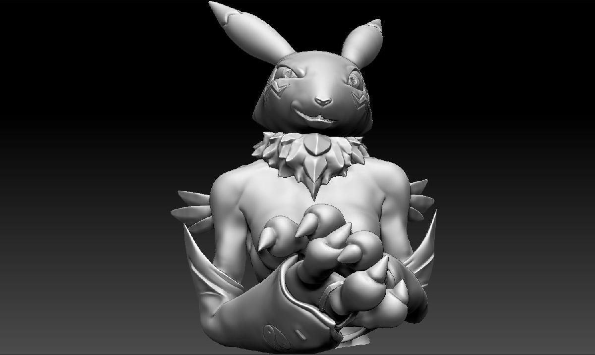 Renamon Bust