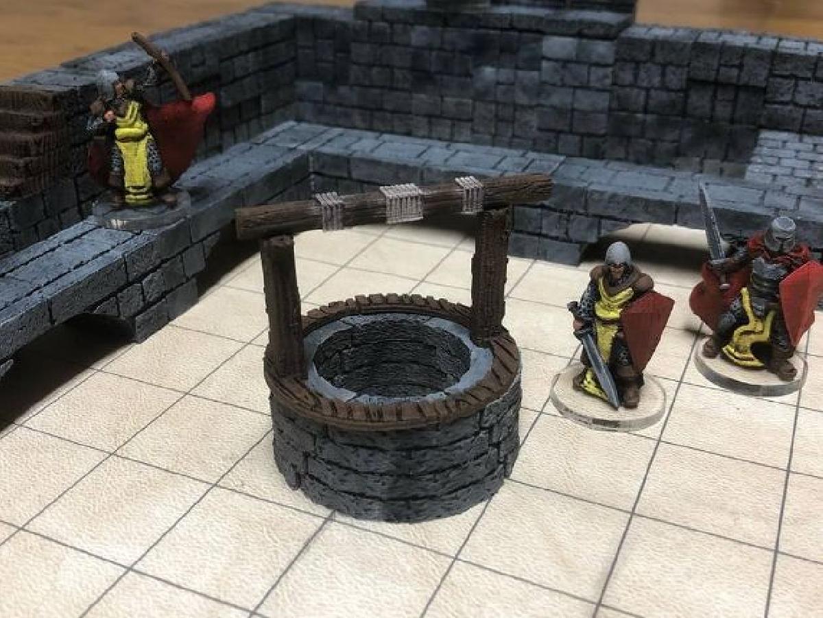 ScatterBlocks: Village Well (28 mm/escala heroica)