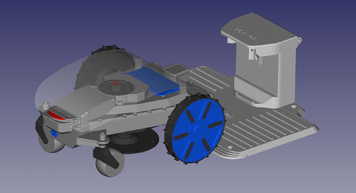 Robo cortador de grama (pecas chegando em breve)