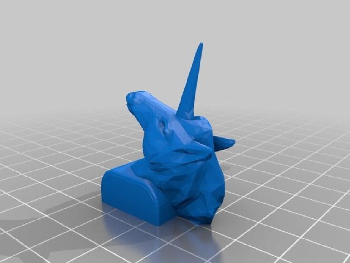 Capa de Botao Deslizante de Unicornio. A Magia do Unicornio esta a apenas um botao de distancia!