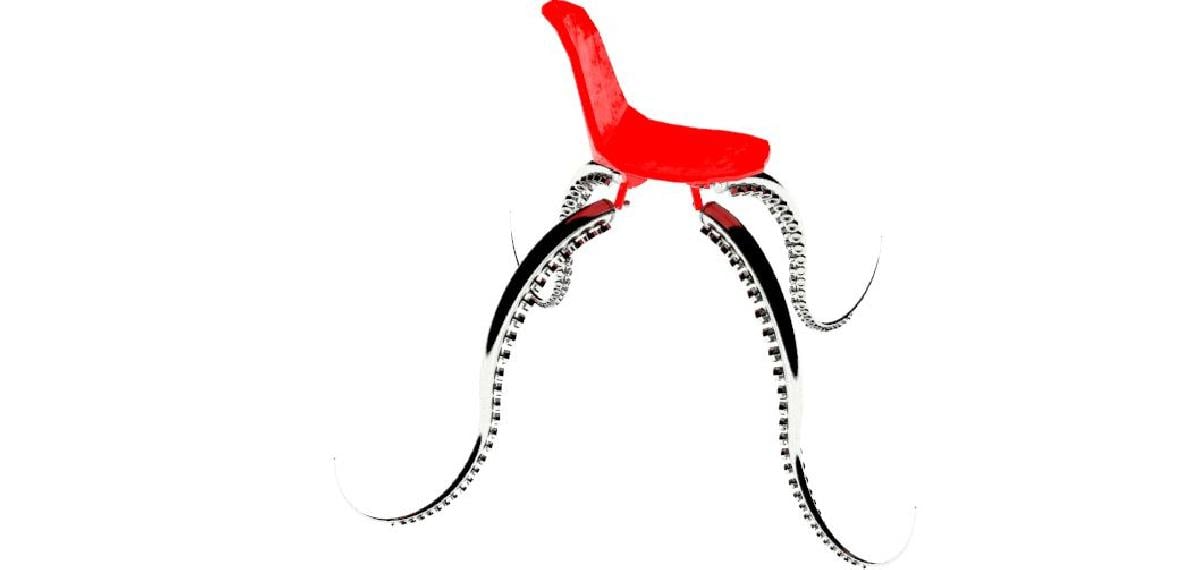 Cadeira com Pernas de Polvo