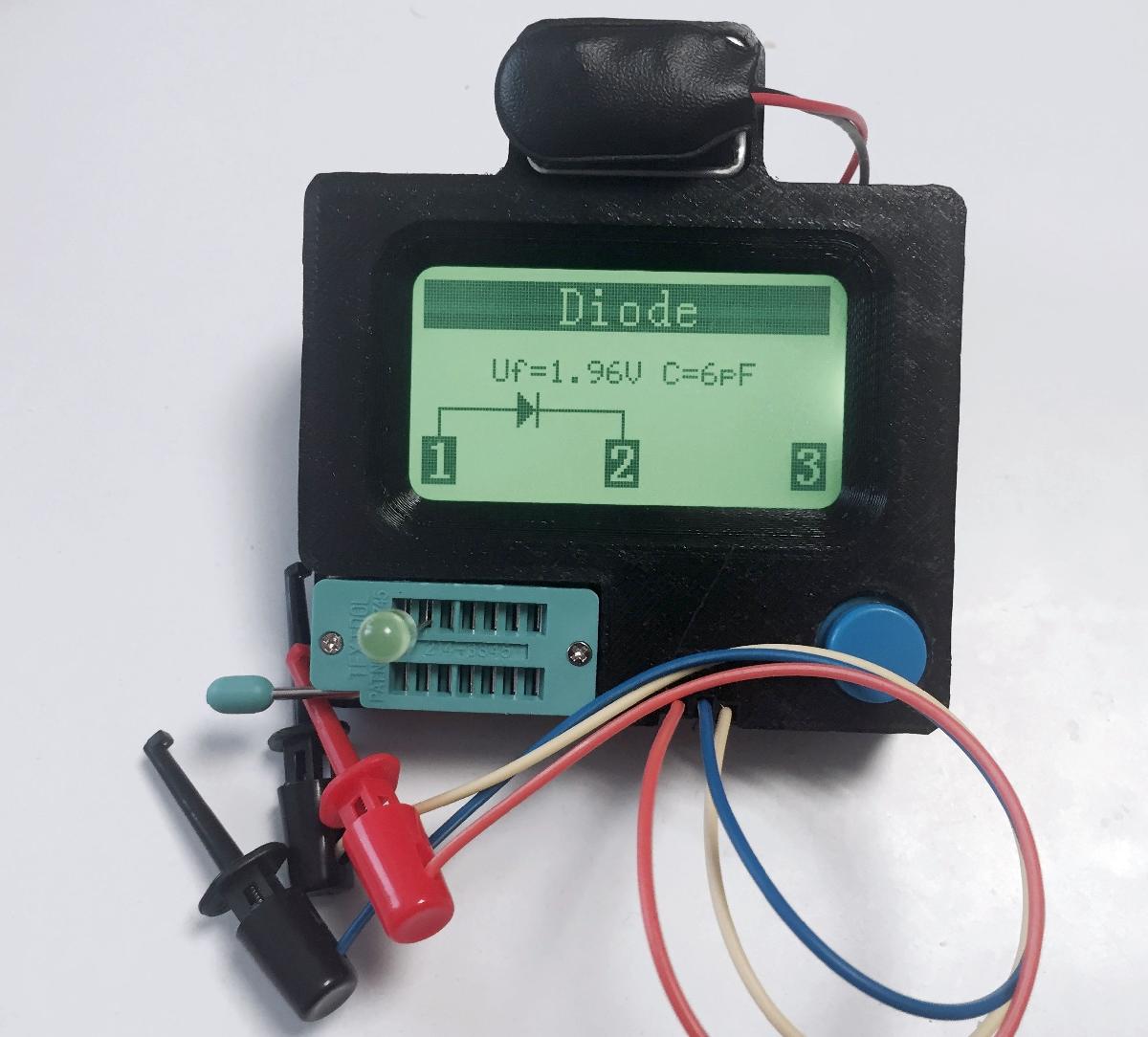 LCR T4 (Medidor de Transistor LCD 12864 ESR SCR)