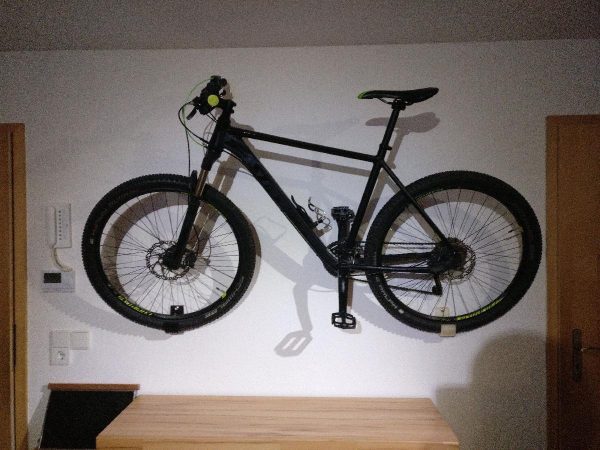 Suporte de parede para bicicleta de montanha