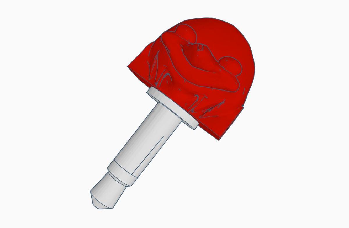 Protetor de poeira para conector Jack 3,5mm Knuckle