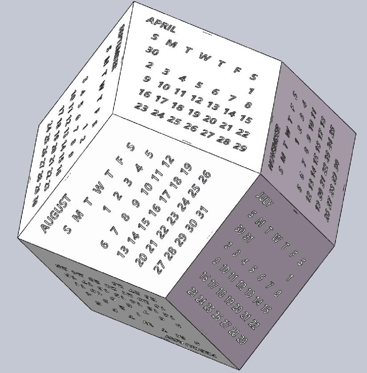 Calendario de 2017