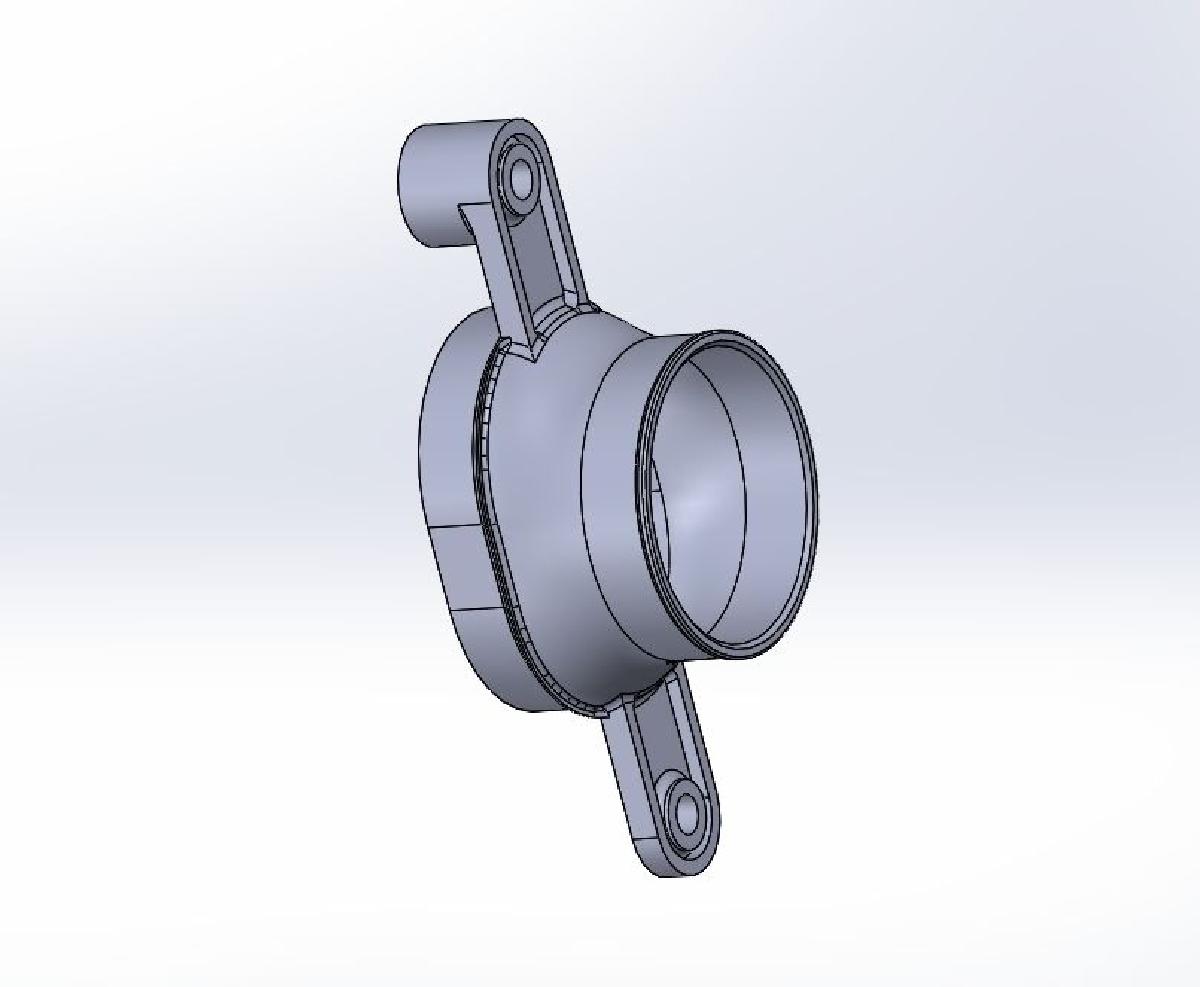 Adaptador de filtro conico 2.5 para caixa de ar Cafe Intake cb550 +