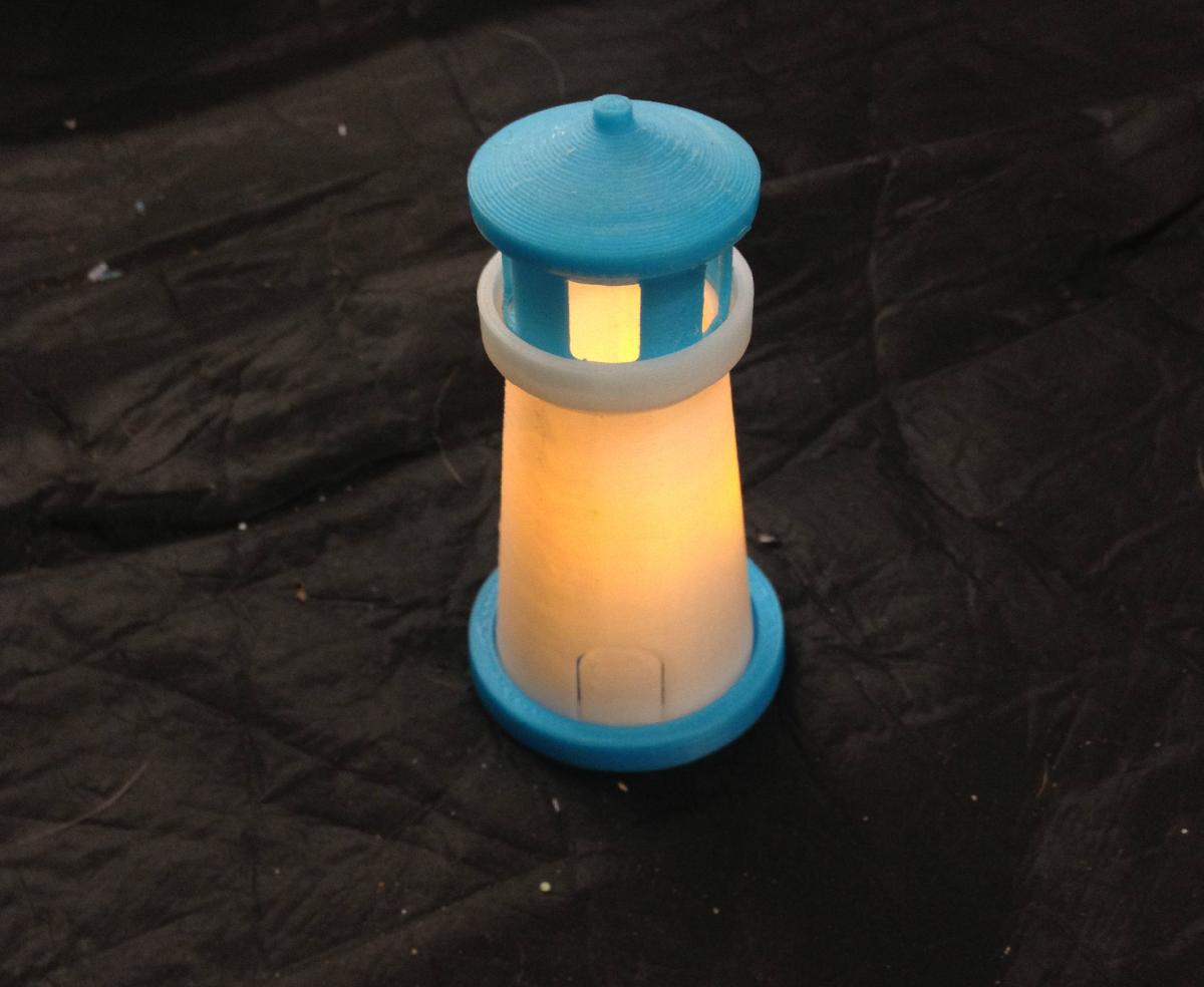 Mini Farol Iluminado