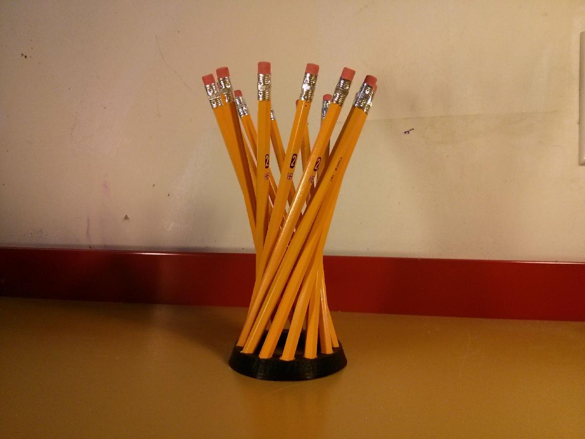 porta lapis hiperbolico parametrico