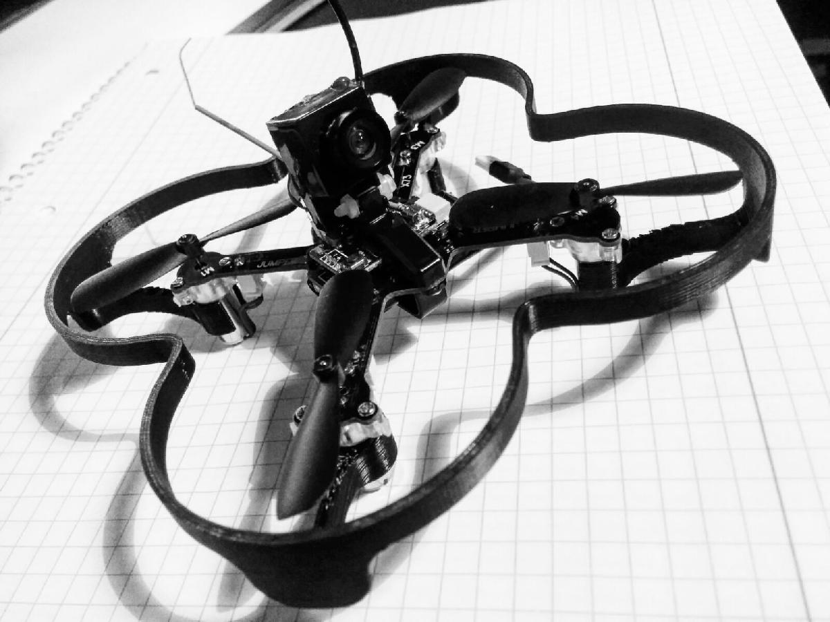 Redbee Jumper Miniquad   Estrutura de protecao