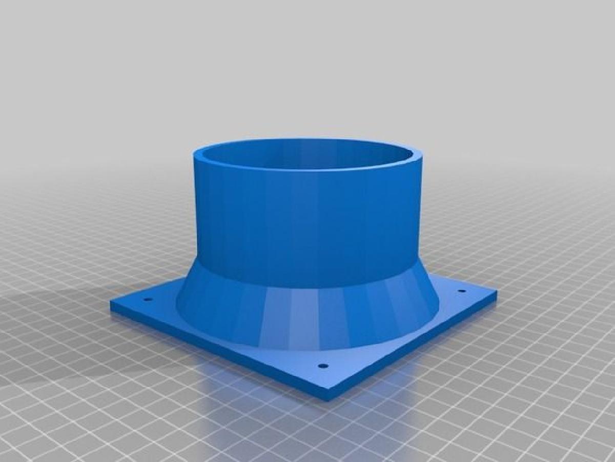 adaptador de ventilador de caixa de 120mm para duto de secadora de 4