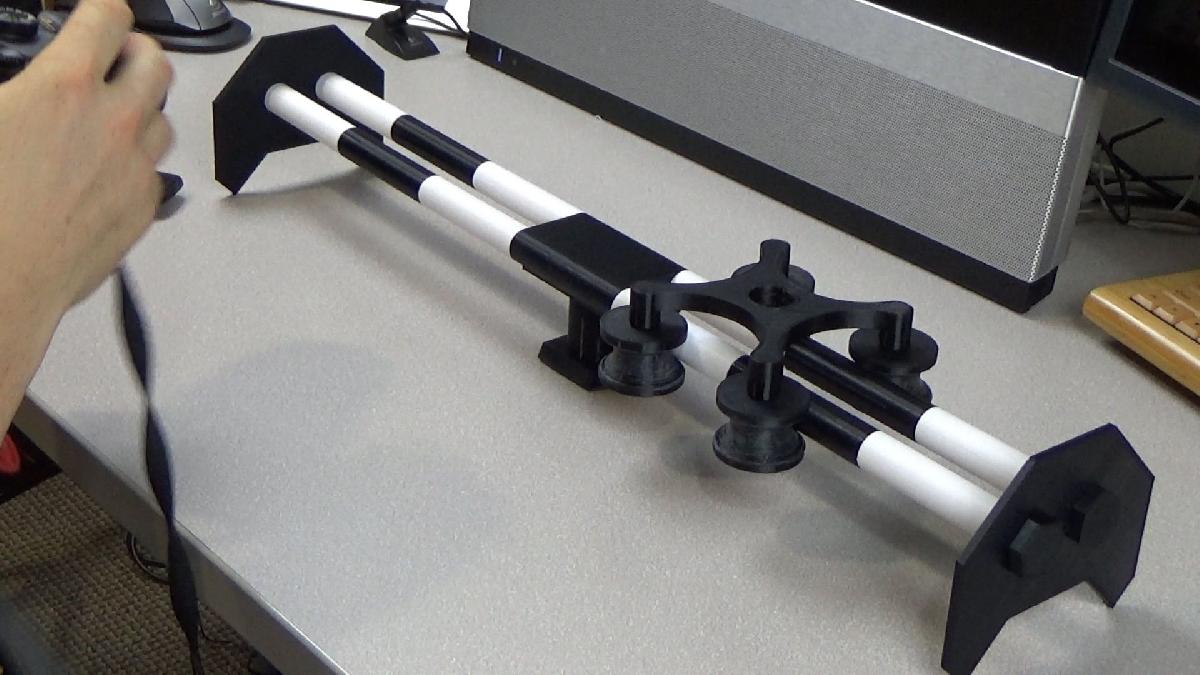 DESLIZADOR DE CAMERA TOTALMENTE IMPRESSO EM 3D SEM NECESSIDADE DE COMPRAR PECAS