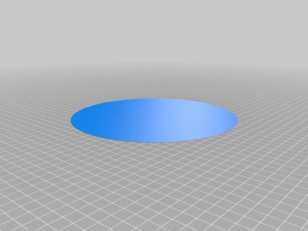 Teste da primeira camada Anycubic Kossel Linear Plus