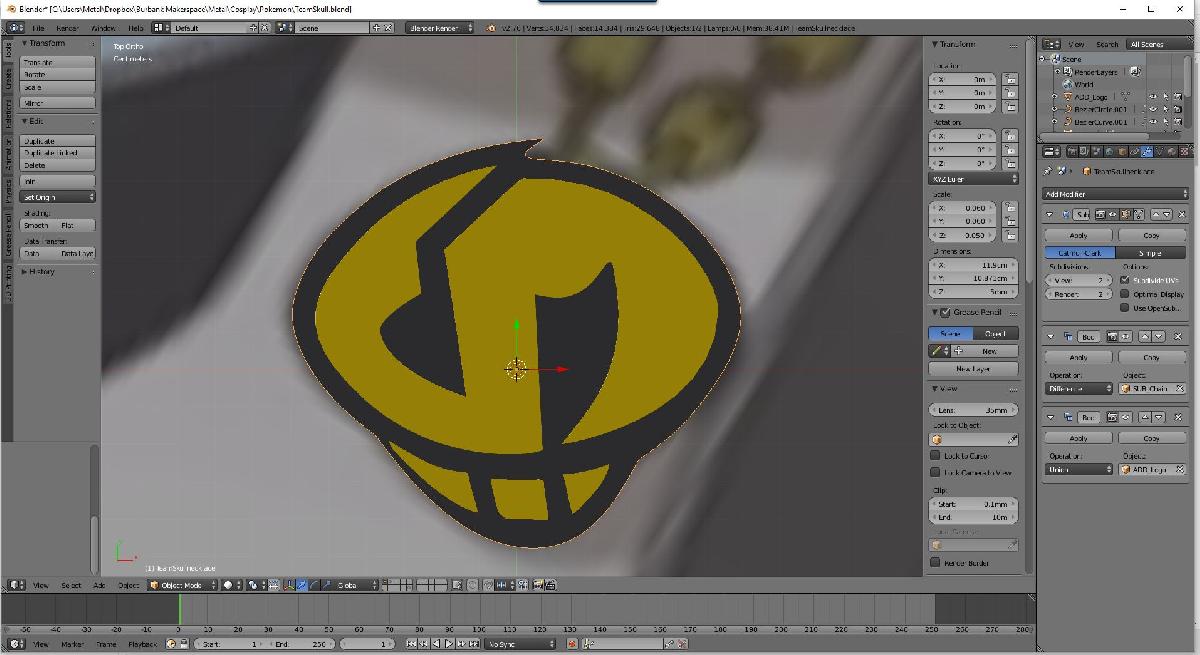 Colar do Team Skull do Pokemon