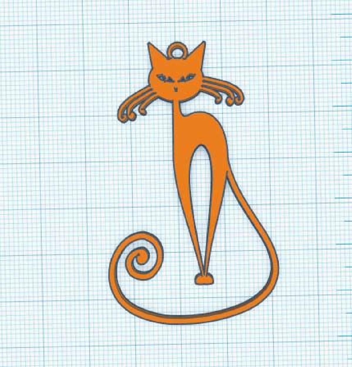 Moustache, o gato