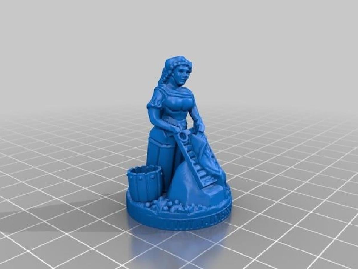 Miniatura de Mulher Camponesa Romana 28mm