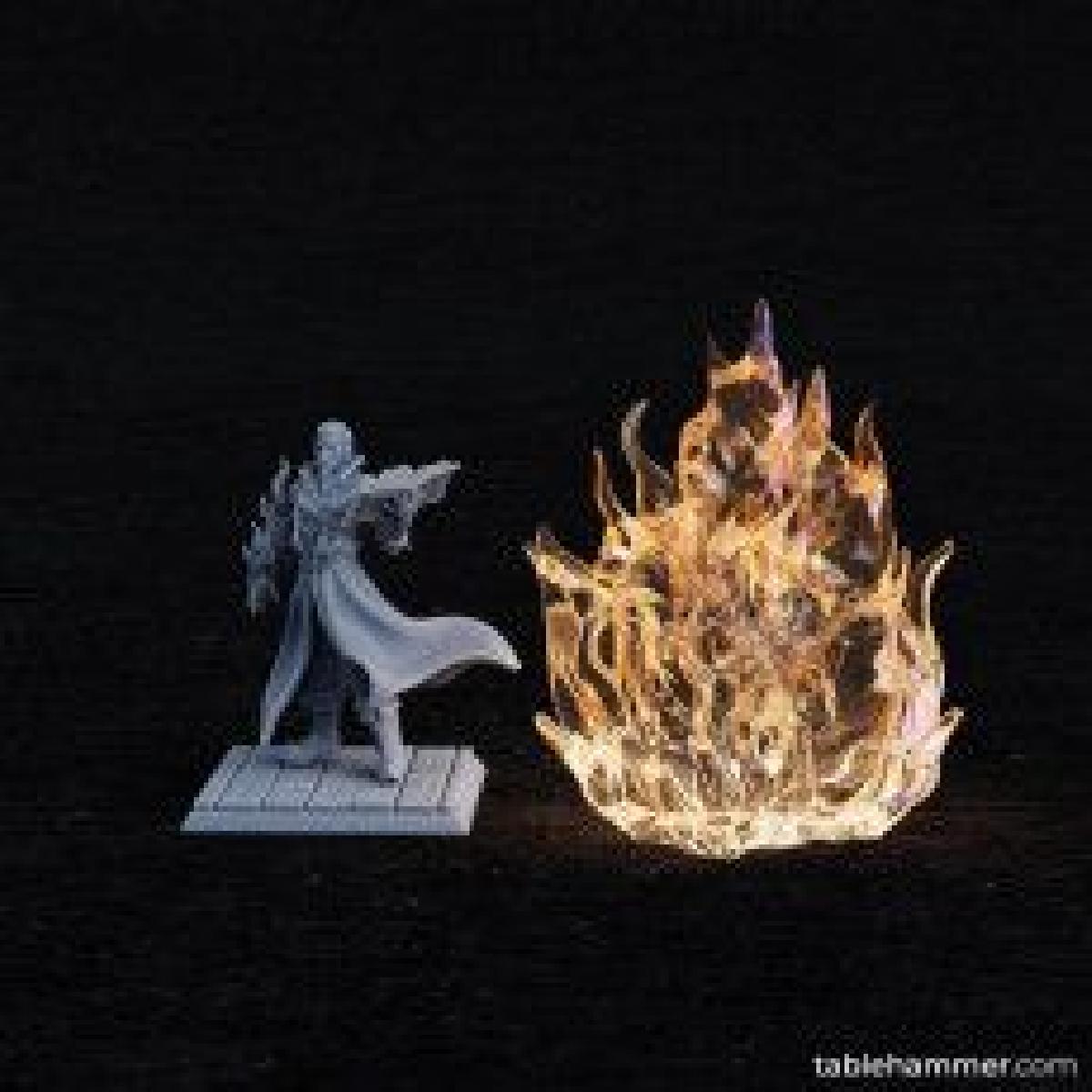 Paredes de chama (efeitos de chama magica)