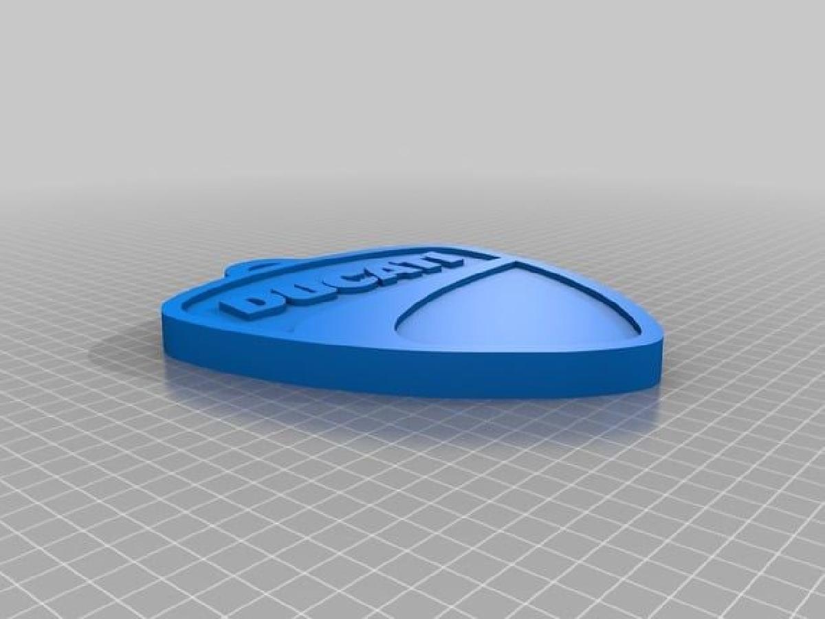 chaveiro do logo da Ducati