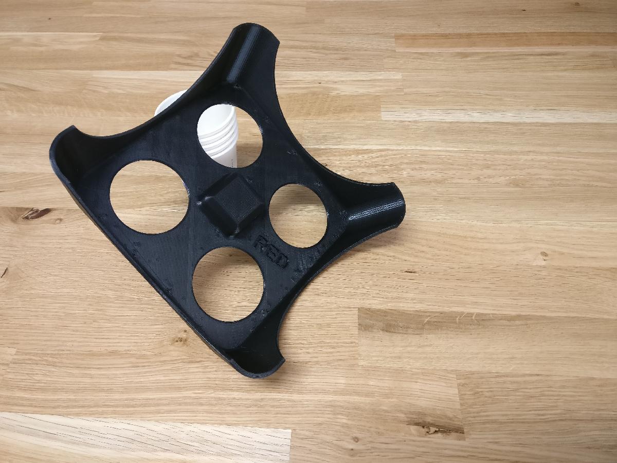 Suporte para 4 xicaras de espresso