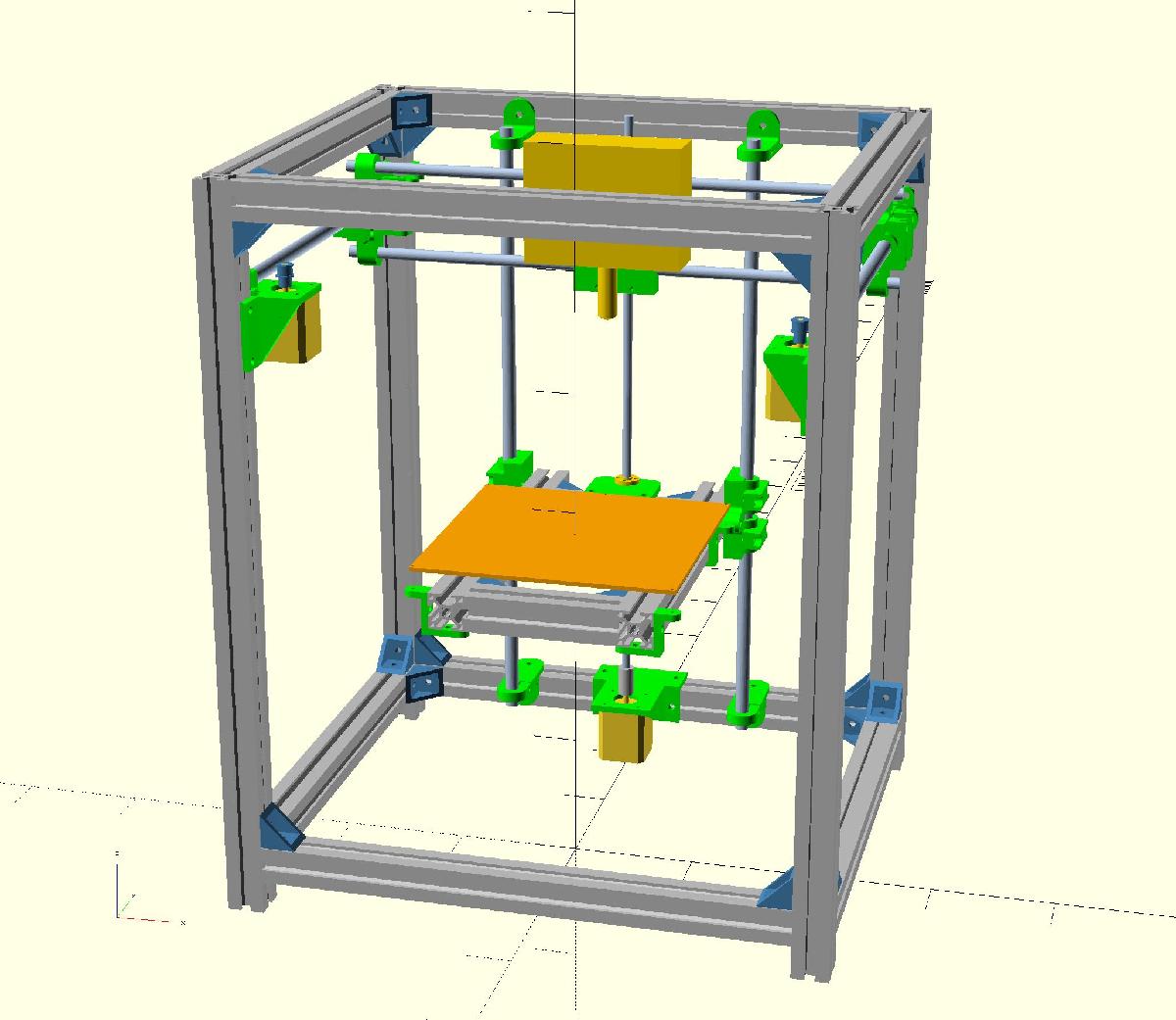 Impressora 3D Parametrica Total CoreXY HyperQbert