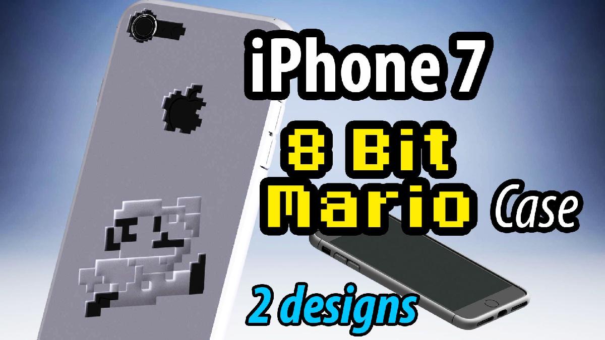 Capa para iPhone 7   Mario 8 Bits