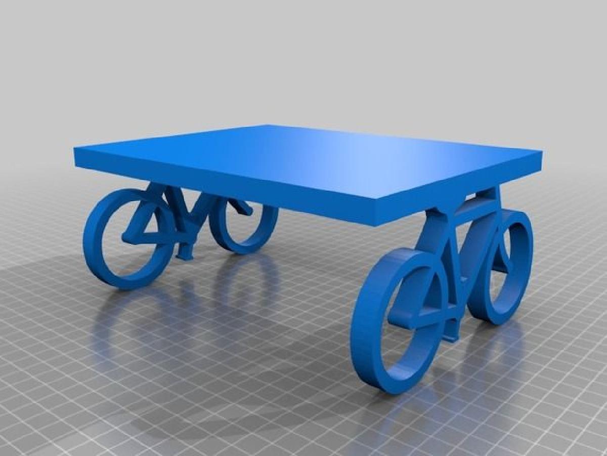 Mesa de bicicleta para pequenas coisas