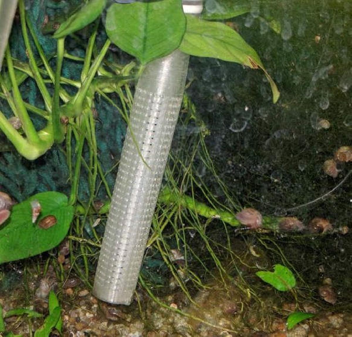 Filtro de entrada de aquario para tubo de sifao de 13mm