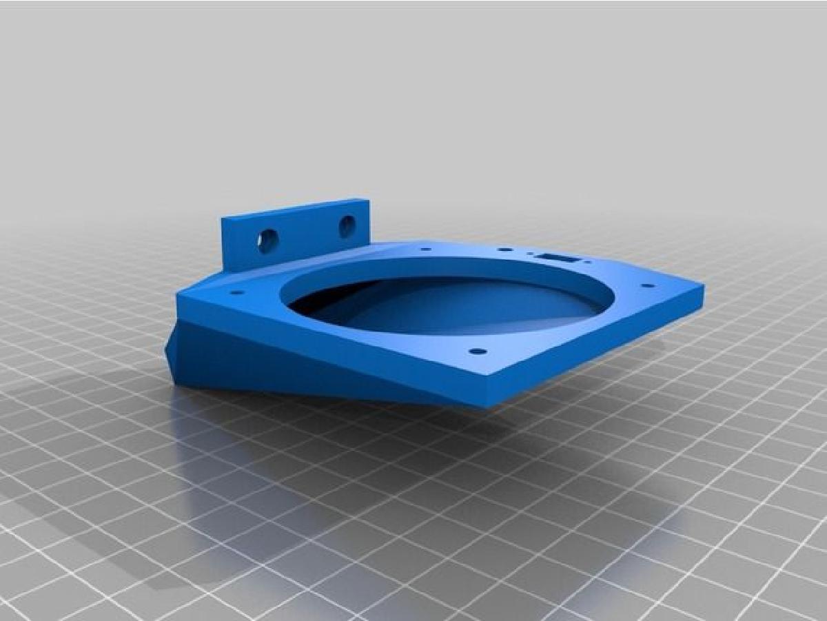 Um novo ventilador de resfriamento personalizavel Prusa I3 Geeetech de 70 mm. Com interruptor