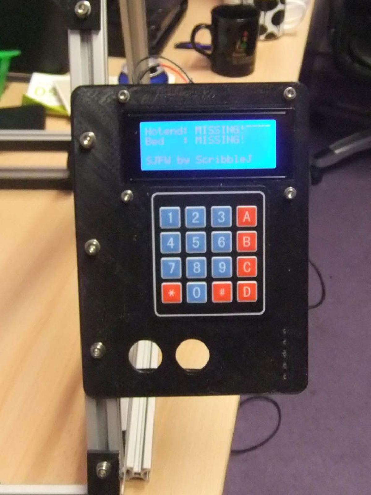 Painel de Controle para MendelMax