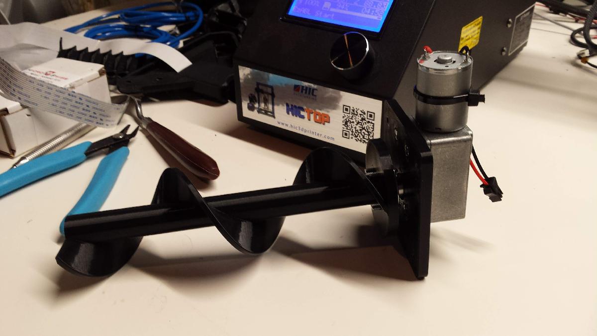 Remix GPAGD Auger para Motor de Reducao HT JSX 370 e Cubo Pololu 1083