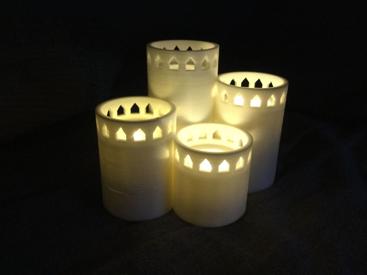 Suporte para quatro velas