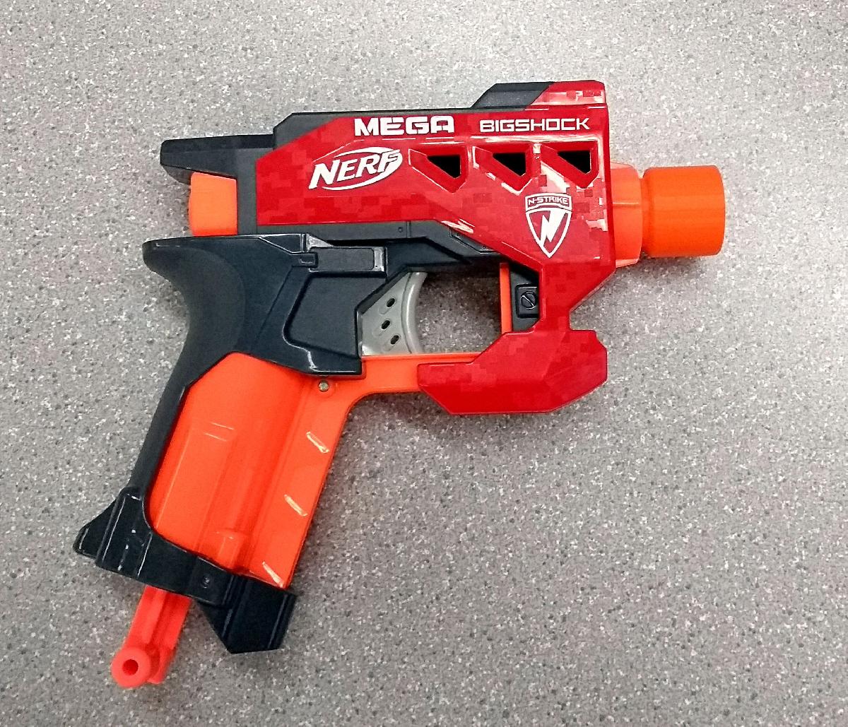 NERF BigShock Cano Removivel (Dardo Elite e Rival HIR)