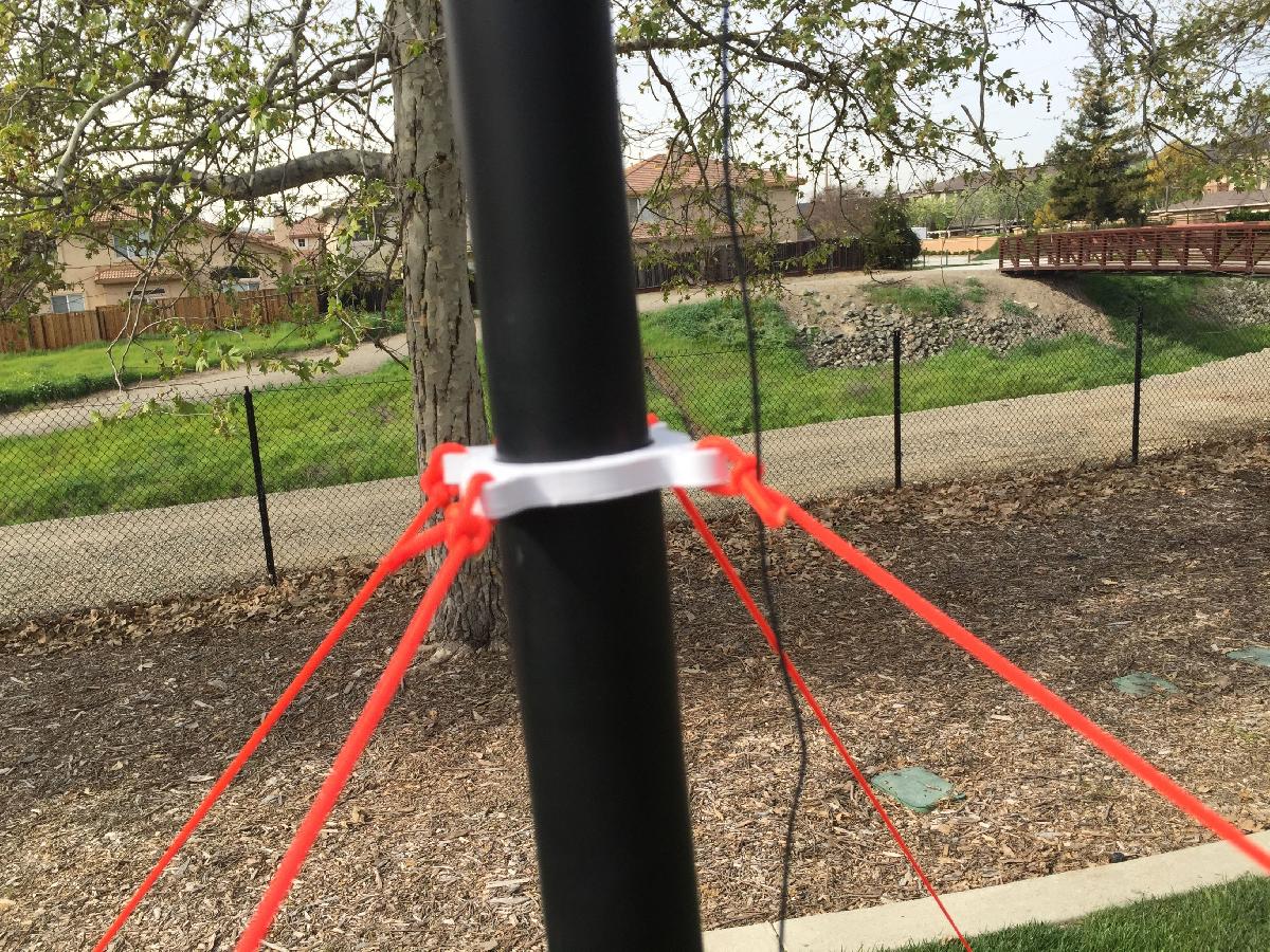 Ancora de cabo de suporte de mastro Jackite