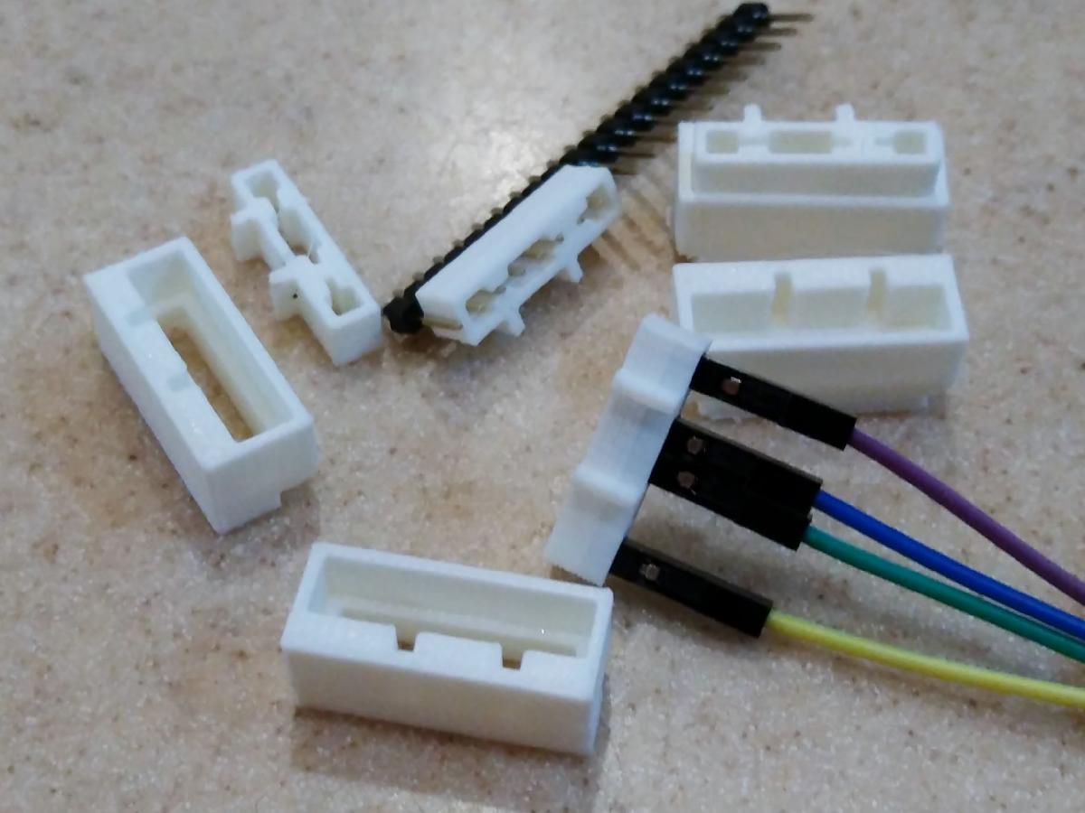 Conector de bloco de pinos de cabecalho 0,1 / 2,54mm