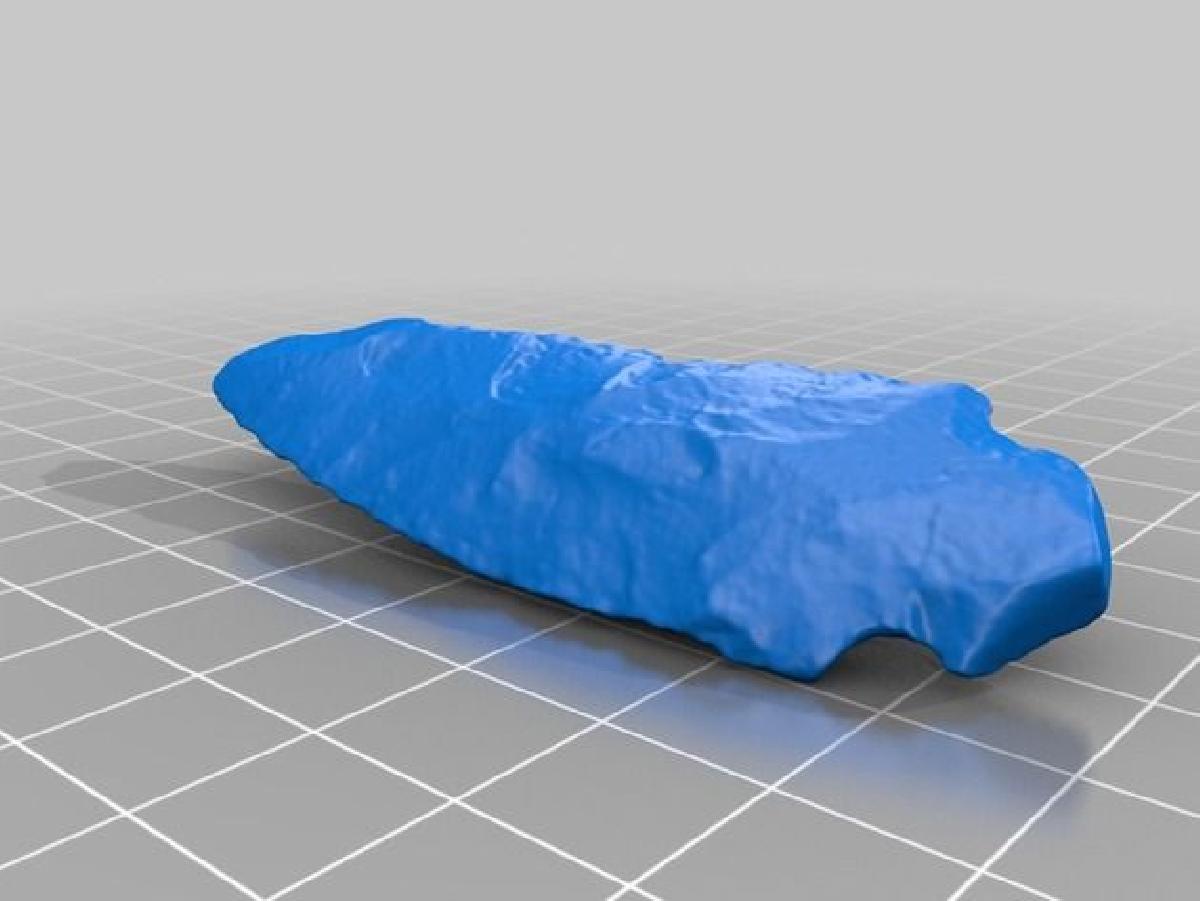 Ponto de projetil tipo Little Bear Creek pre Choctaw leve, 2500 a.C.