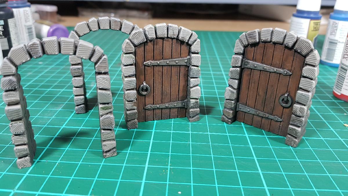 Porta da masmorra   Aberta e Fechada
