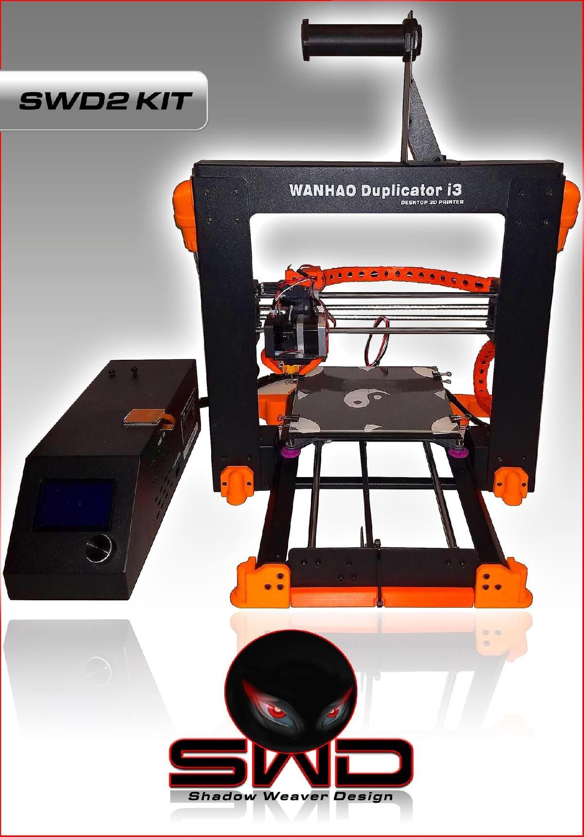 KIT SWD2 MONTAGEM TRASEIRA DO EIXO Z PARA WANHAO DUPLICATOR I3 / MONOPRICE MAKER SELECT