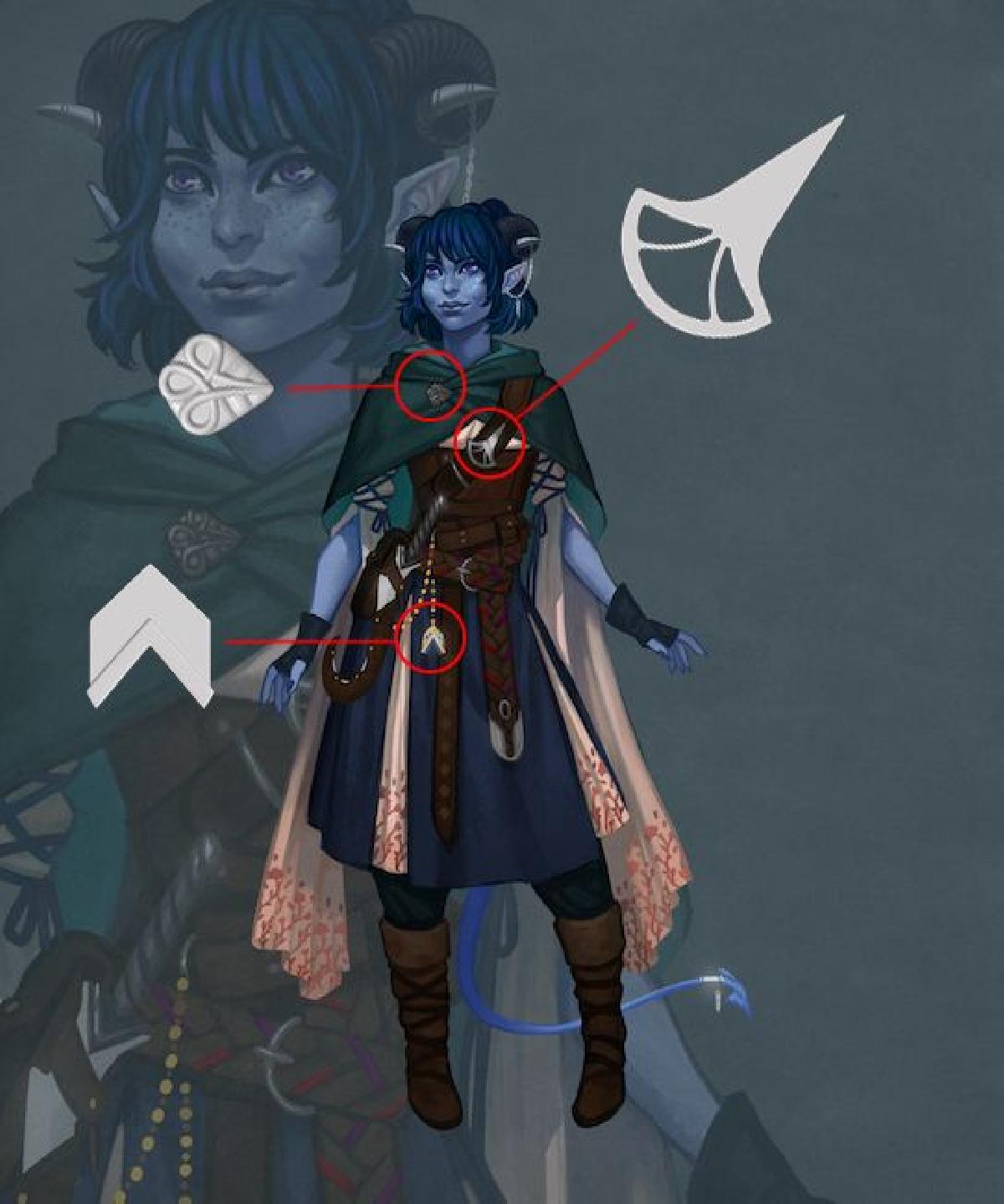 Acessorios de Bobo da Corte (Critical Role)