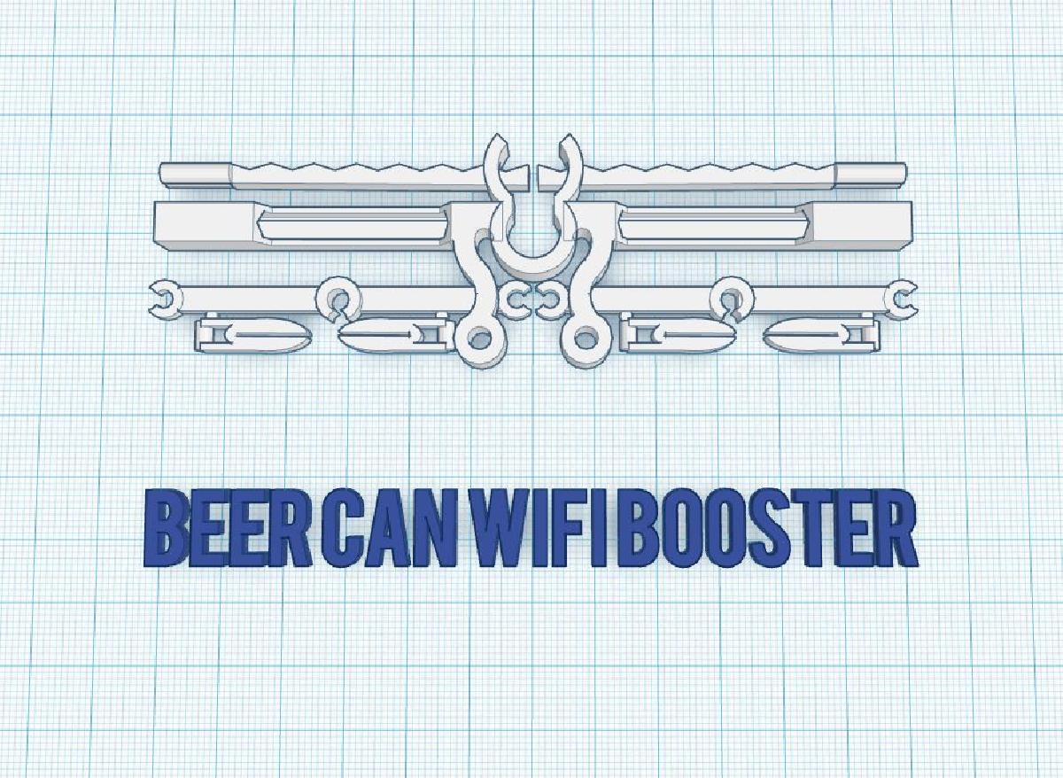 Repetidor de Wi Fi com Lata de Cerveja