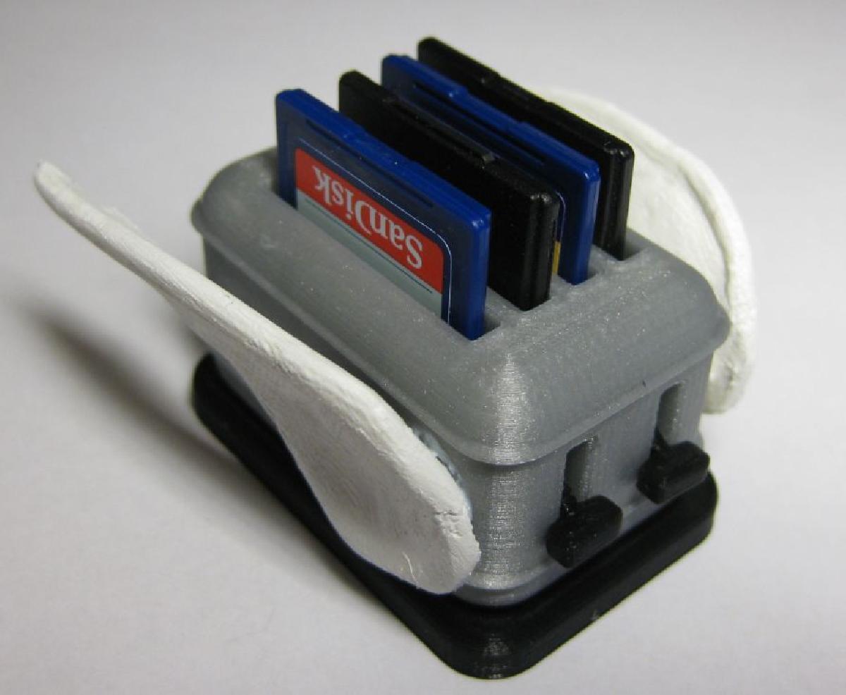 Suporte para cartao SD de torradeira voadora After Dark