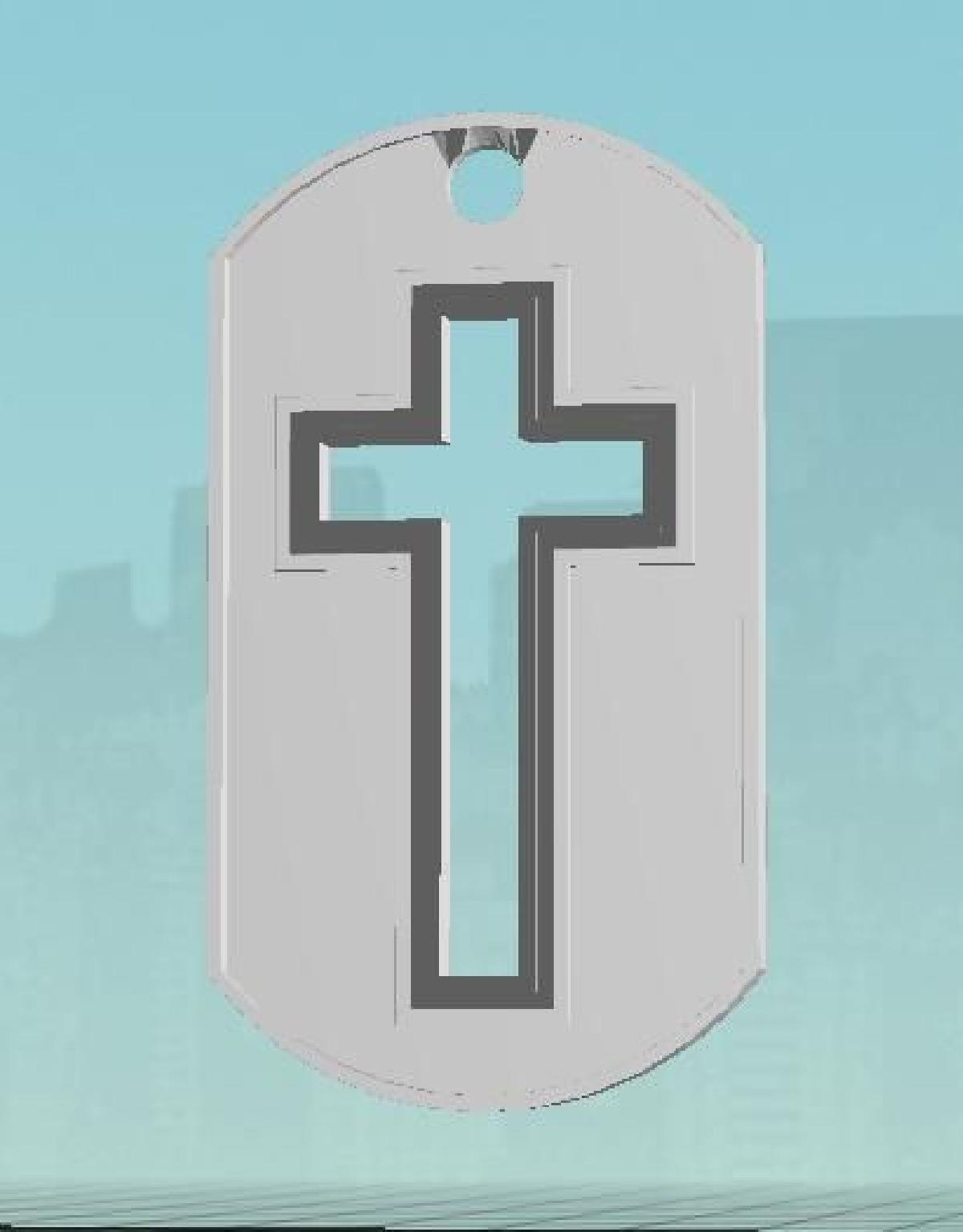 Tag de Cruz Militar