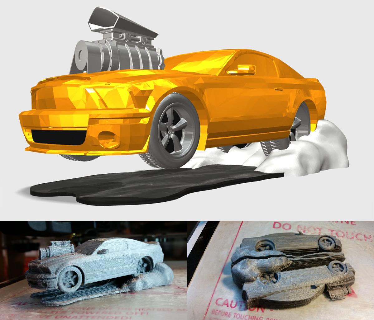 Mistura de desenho animado Mustang